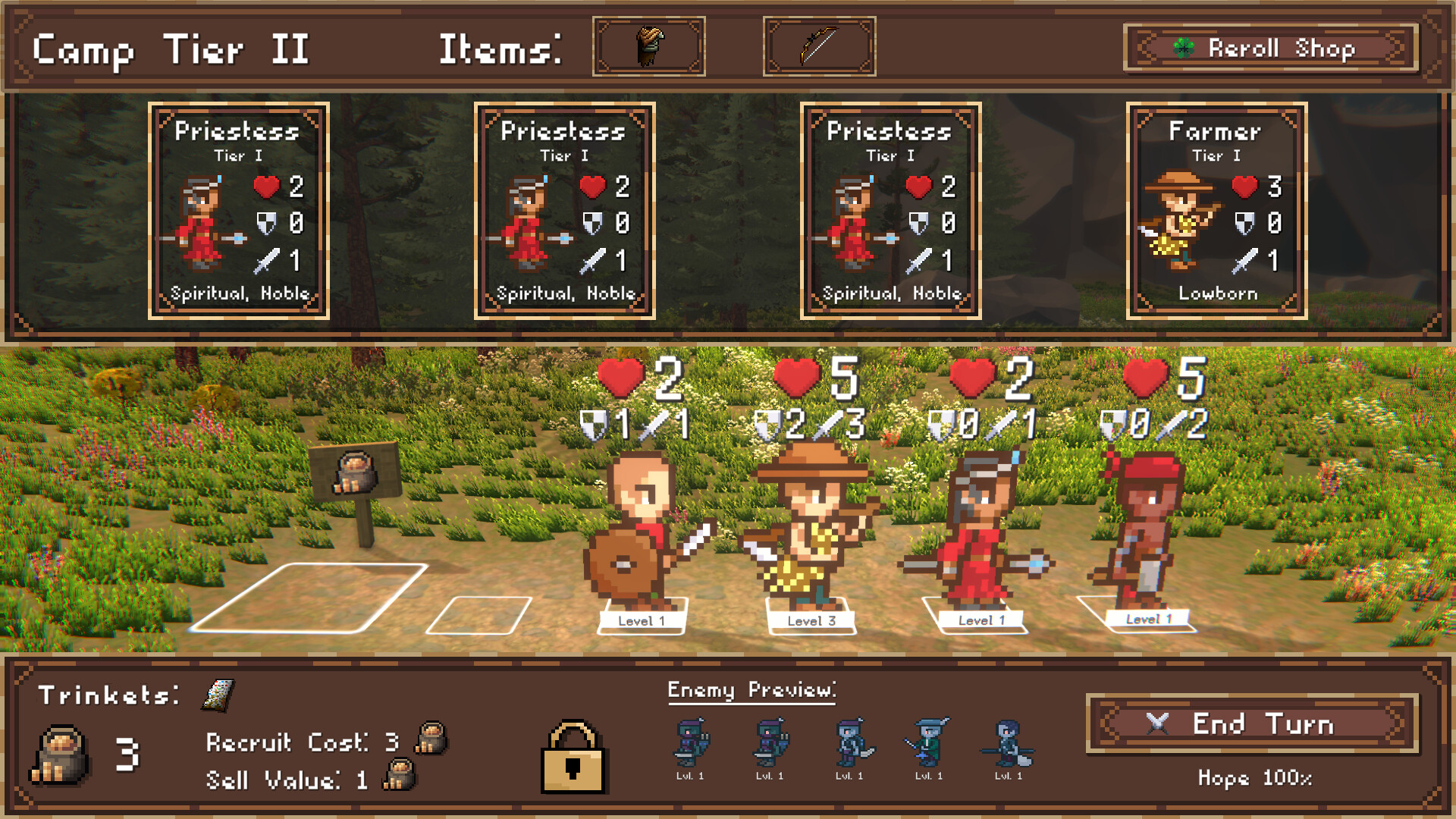 Mirror Throne: Auto Battler screenshot 2