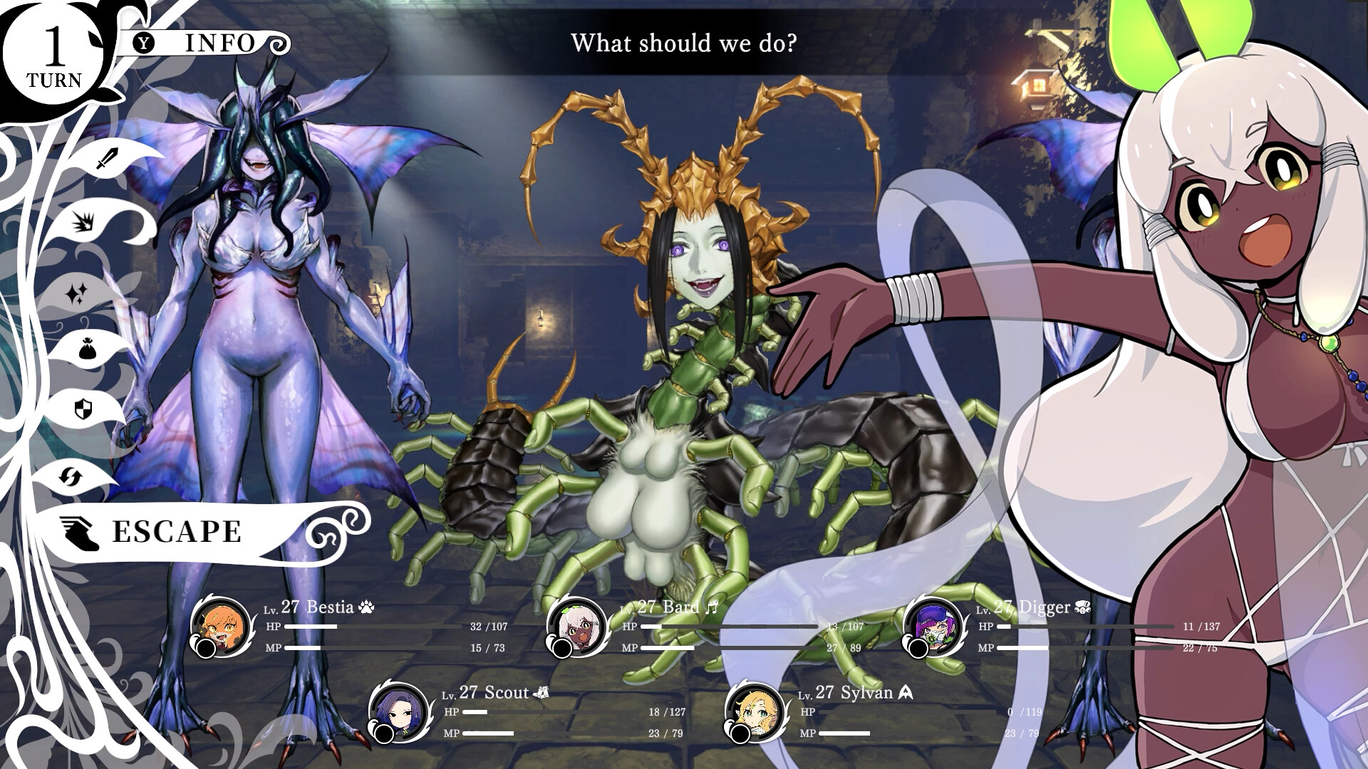 Witch and Lilies screenshot 1