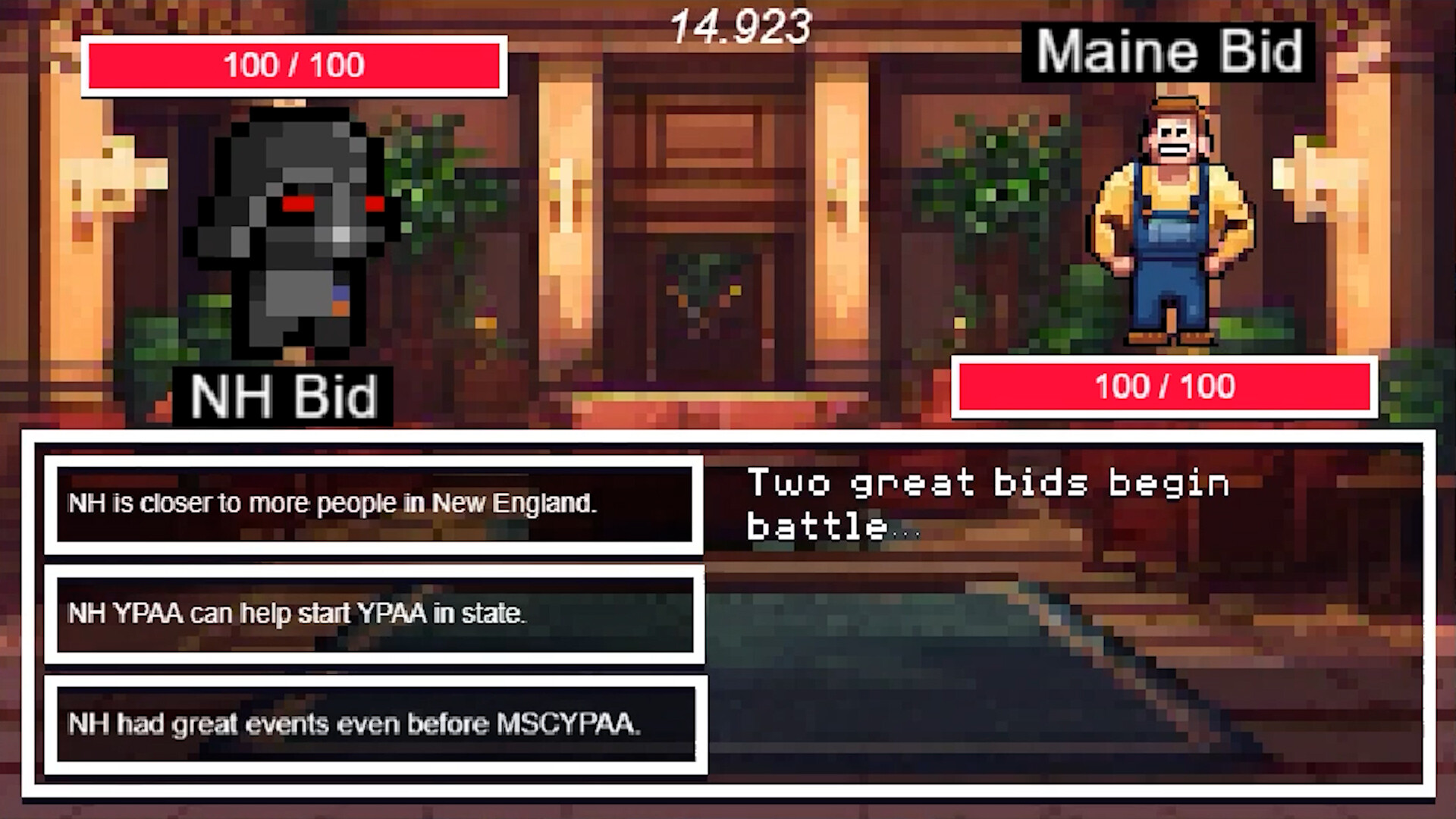 NH Bid at MSCYPAA: The Game screenshot 2