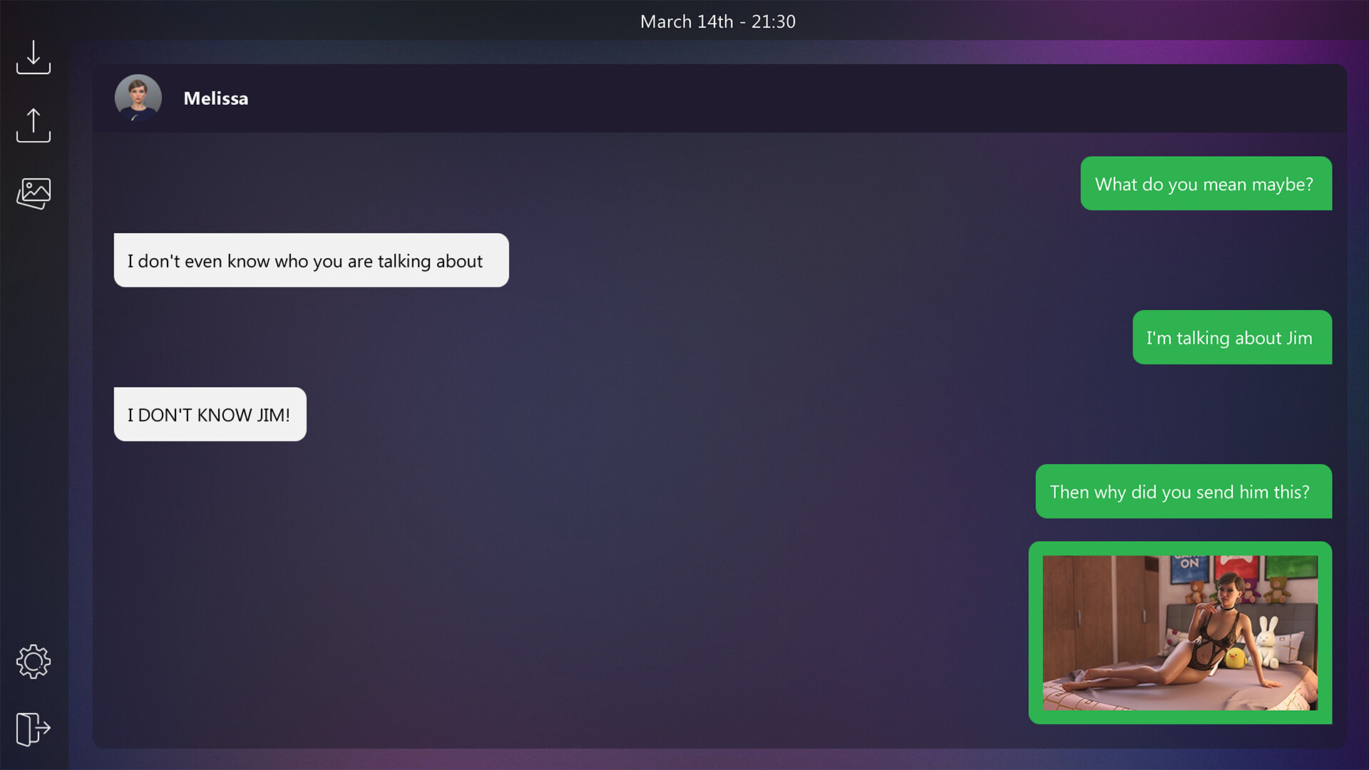 Dirty Texts - Melissa's Secret screenshot 3