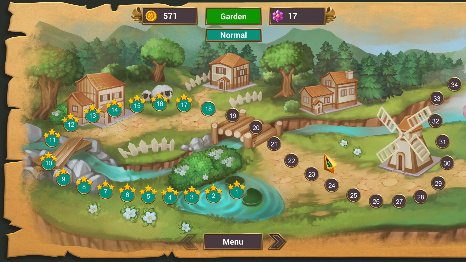 Solitaire Quest: Garden Story screenshot 1