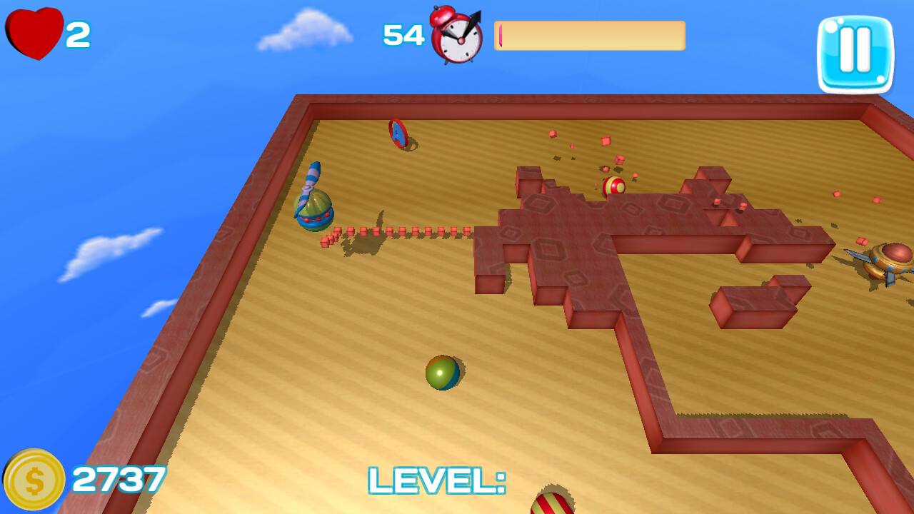 Xonix Casual Edition screenshot 1