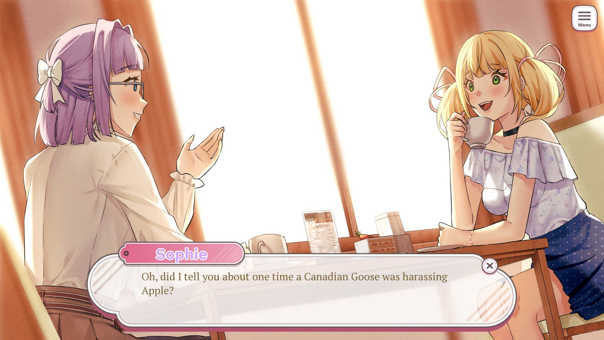 Double Date - Yuri Visual Novel screenshot 1