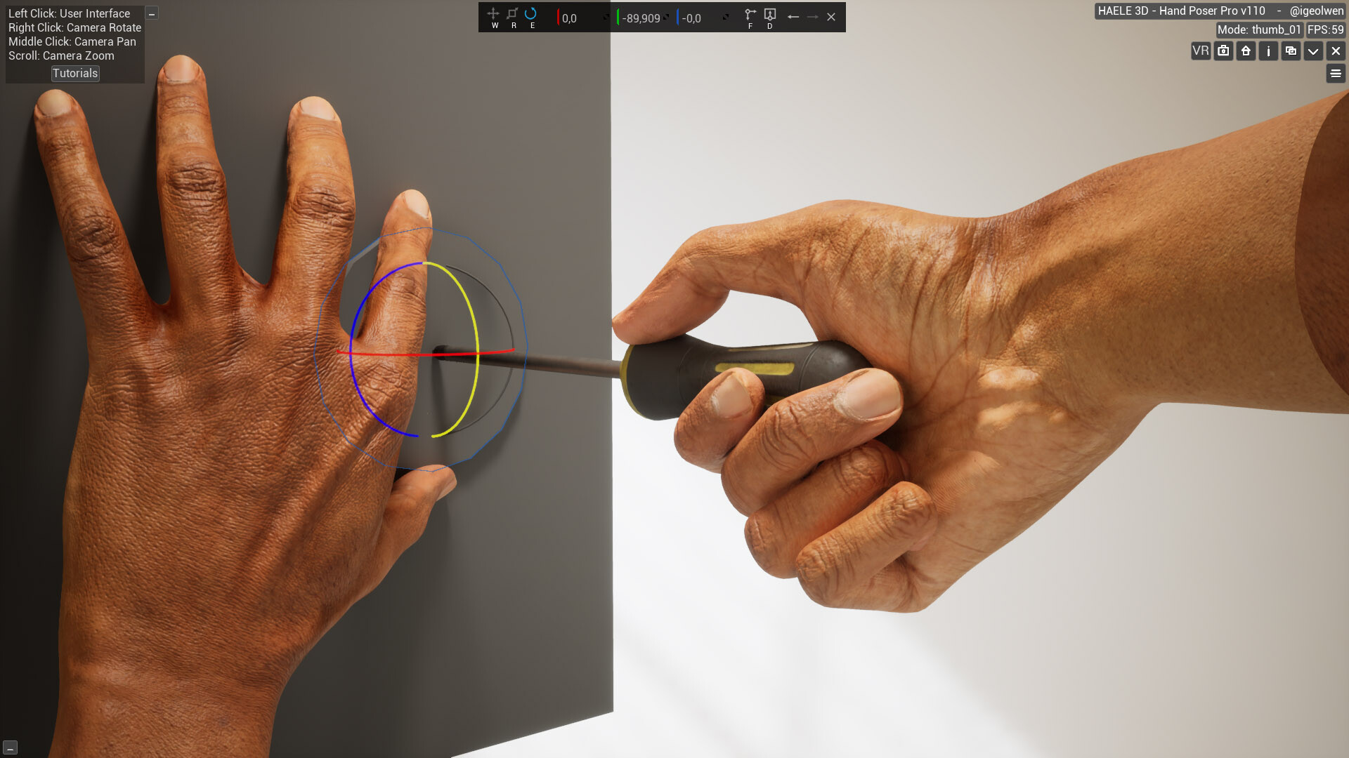 HAELE 3D - Hand Poses Pro - Drawing References screenshot 13