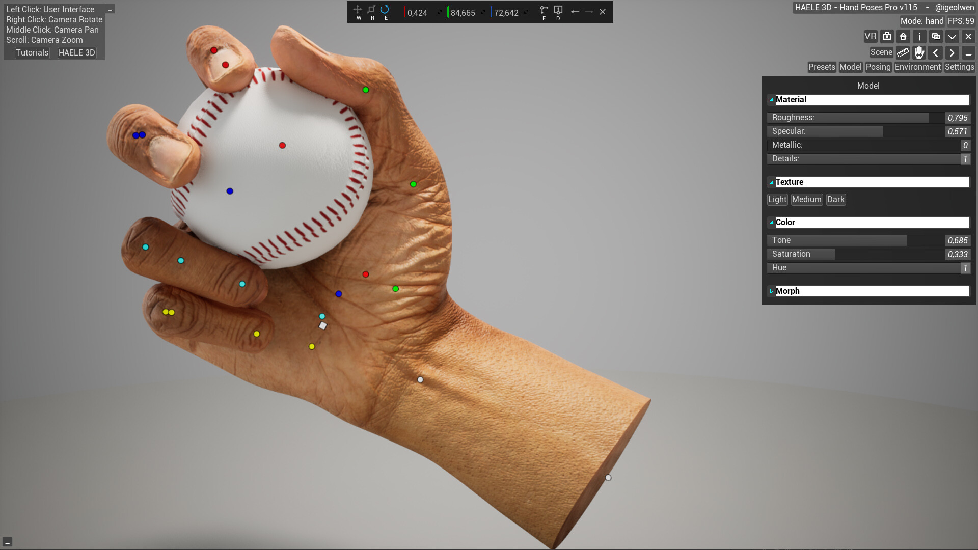 HAELE 3D - Hand Poses Pro - Drawing References screenshot 15