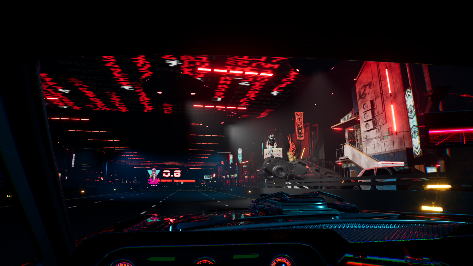 Cyber Space Driver screenshot 1
