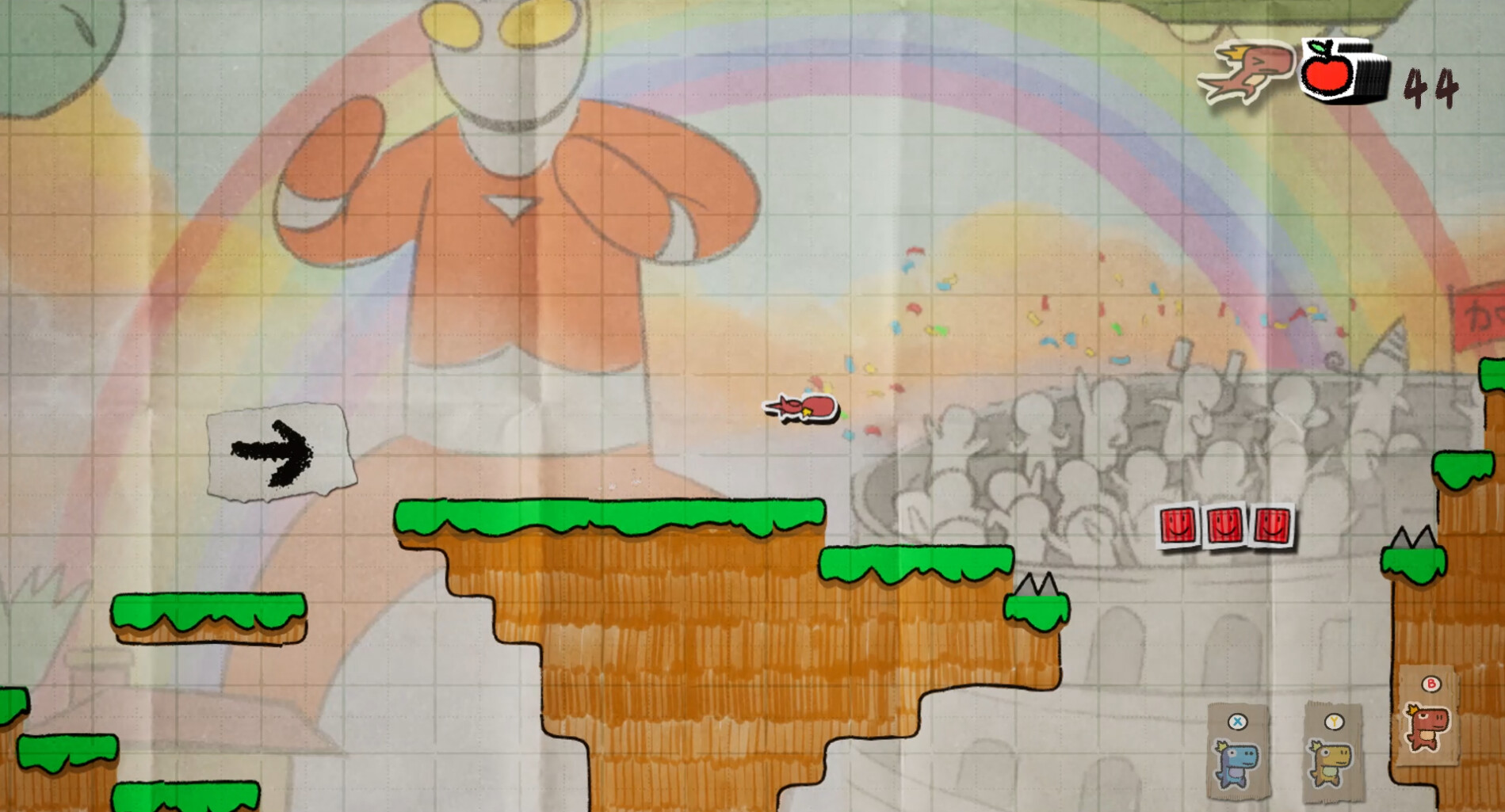 Doodle Adventure of Chameleon screenshot 2