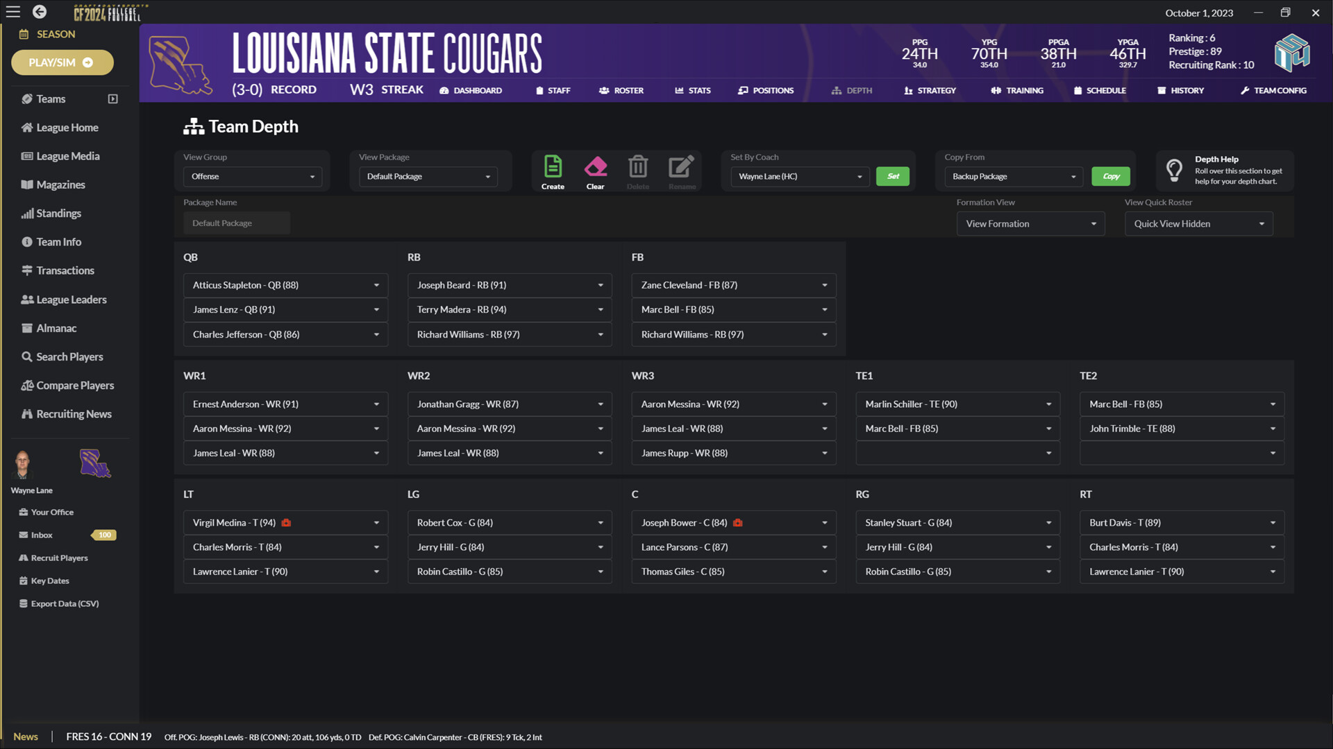 Draft Day Sports: College Football 2024 screenshot 5