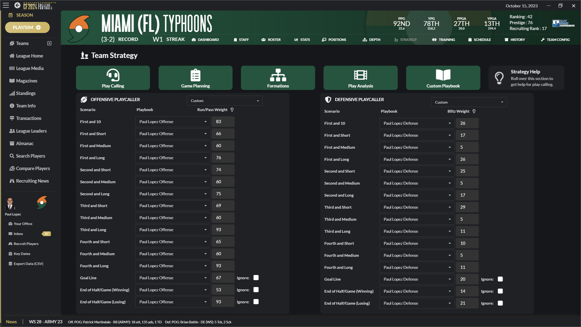 Draft Day Sports: College Football 2024 screenshot 7