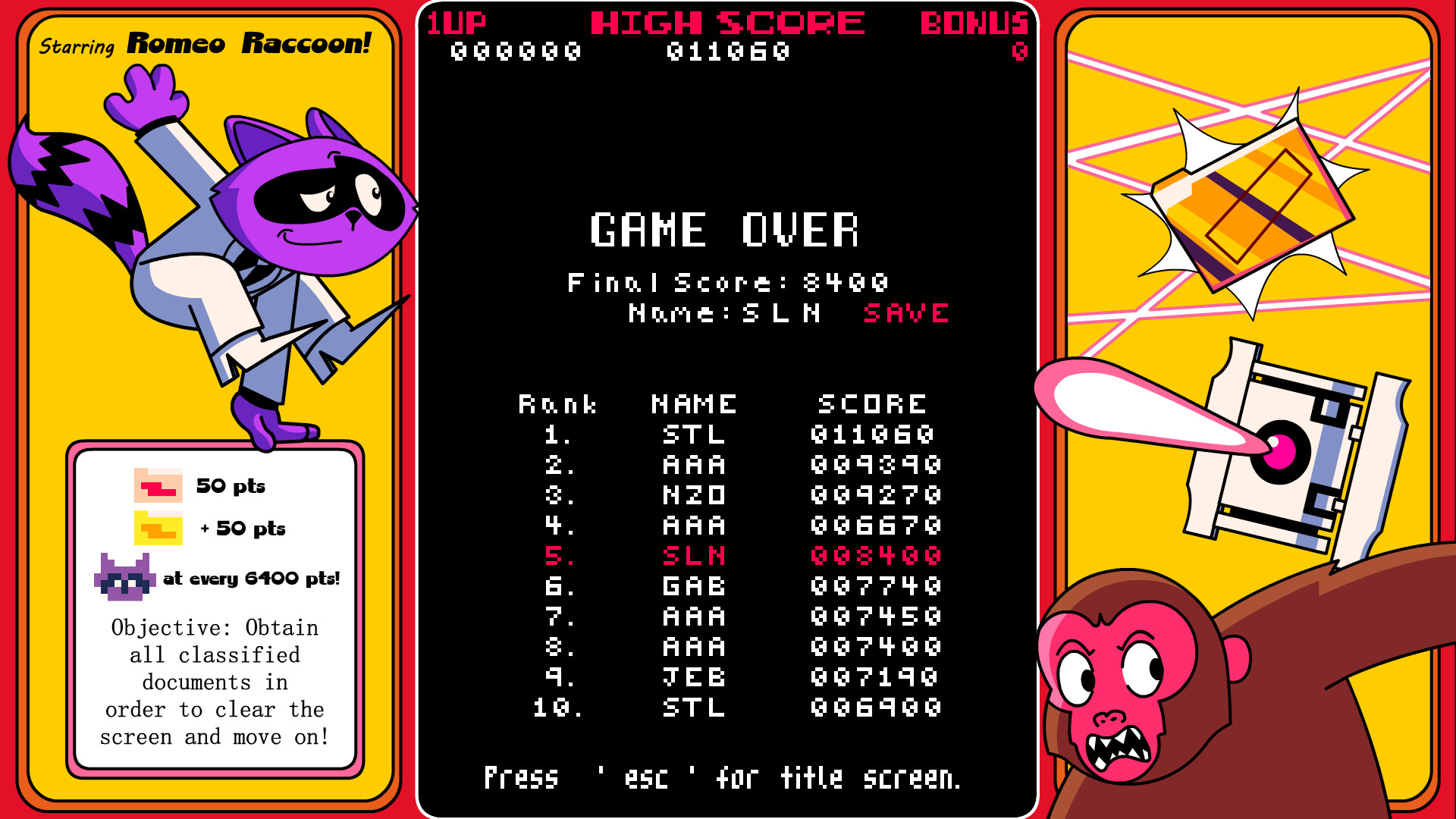 Super Spy Raccoon screenshot 4