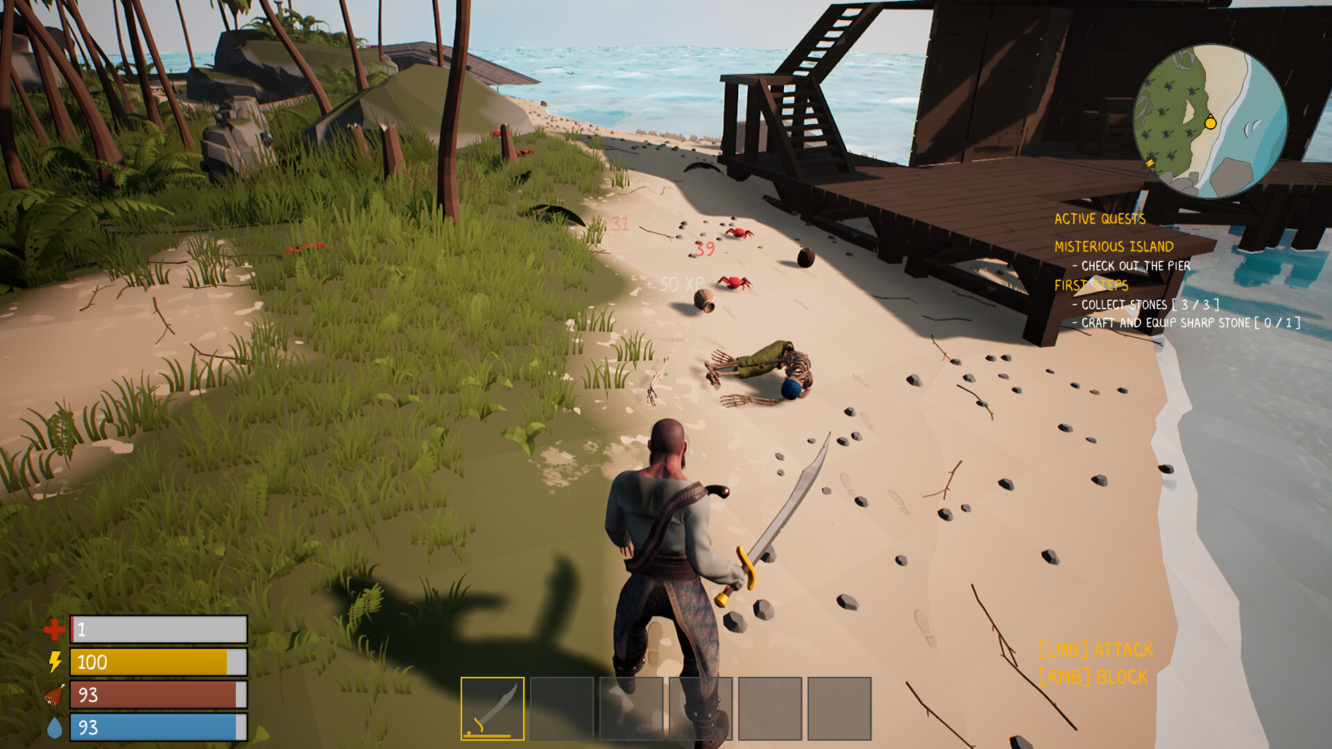 Survival on a deserted island screenshot 3