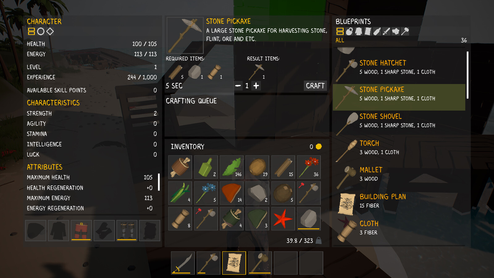 Survival on a deserted island screenshot 1