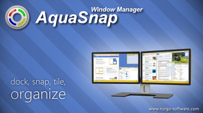 AquaSnap Window Manager: dock, snap, tile, organize trailer thumbnail