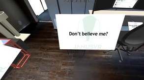 JanusVR - Standing in a web page trailer thumbnail