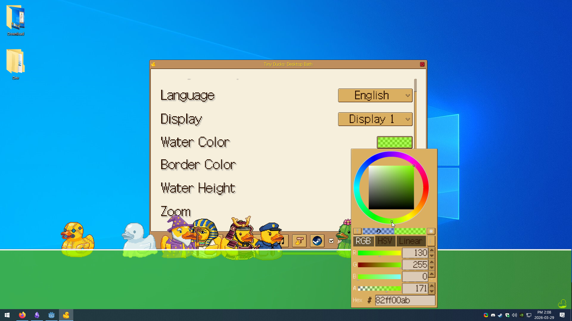 Tiny Ducks: Desktop Bath screenshot 4
