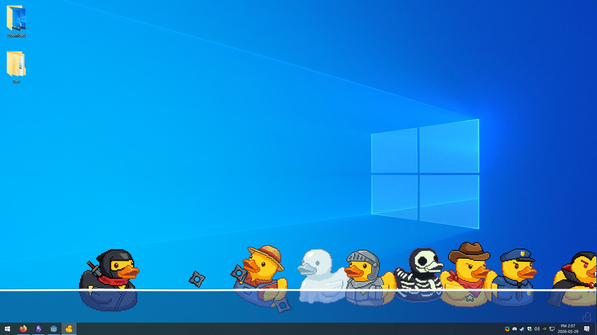 Tiny Ducks: Desktop Bath screenshot 2