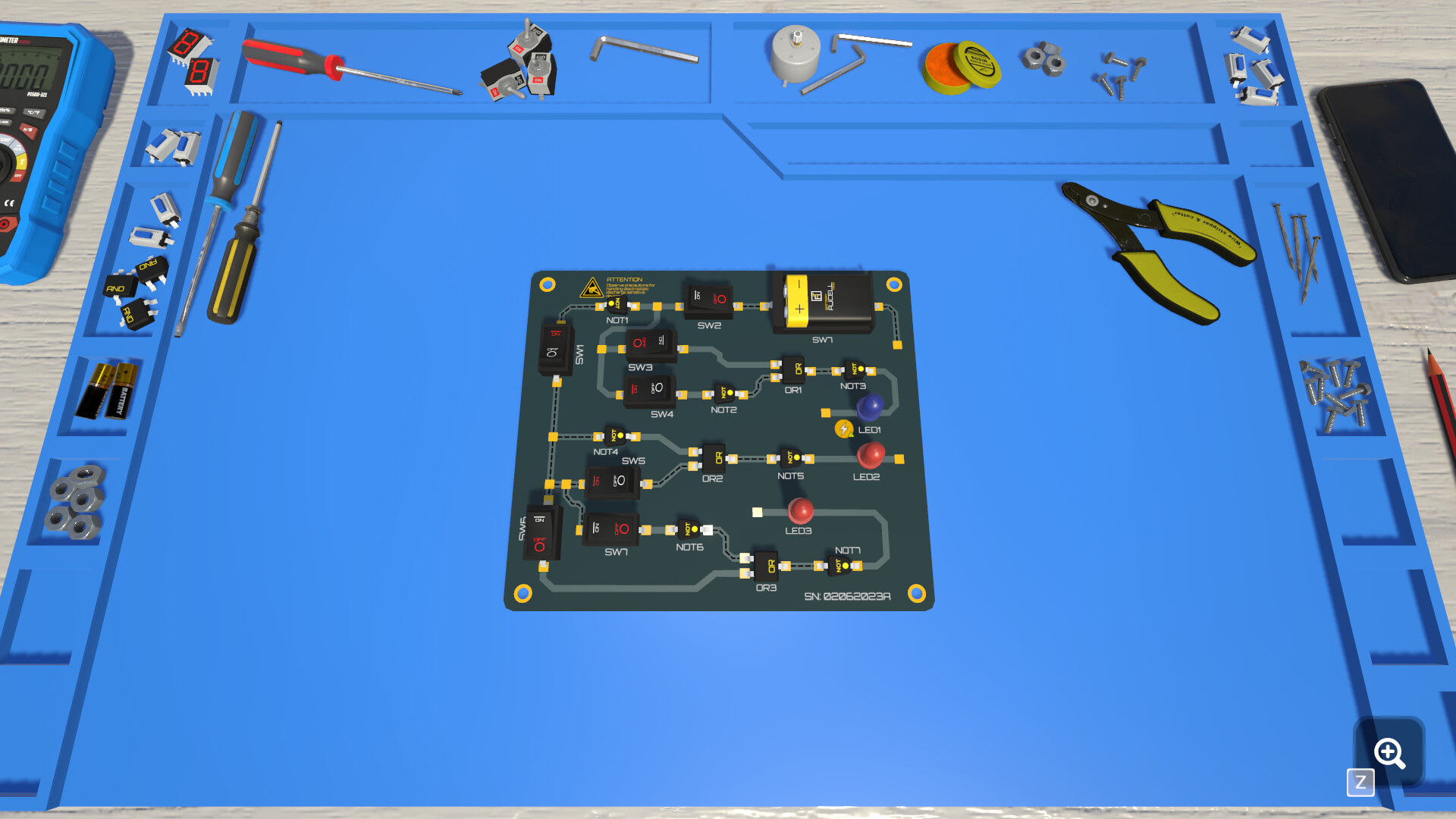 Electronics Puzzle Lab screenshot 1