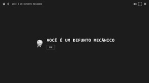 VOCÊ É UM DEFUNTO MECÂNICO - Trailer de Expor trailer thumbnail