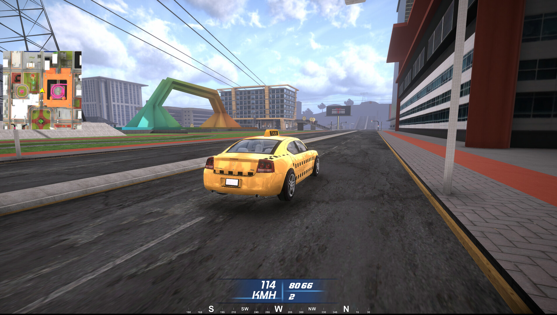 Taxi Simulator in City screenshot 13
