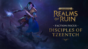 Warhammer Age of Sigmar: Realms of Ruin Disciples Faction Focus - En trailer thumbnail