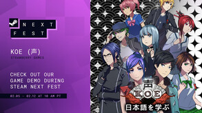 Koe (声) - Steam Next Fest: February 2024 Trailer - Japanese Puzzle Showcase trailer thumbnail