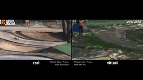 Game versus Real RC 1:8 nitro buggies at Montpellier France trailer thumbnail