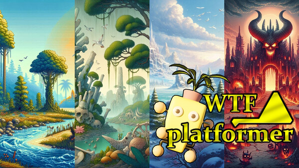 WTF platformer - game trailer trailer thumbnail