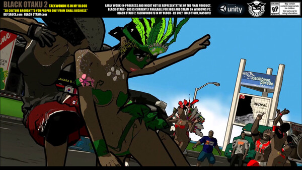 Black Otaku 2: Taekwondo is in my Blood (Metallic Mask gameplay trailer) trailer thumbnail