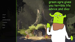 green ogre gives you terrible life advice and dies gameplay trailer trailer thumbnail