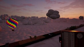 Endlessly side-scrolling Balloon Simulator 2024 release day trailer trailer thumbnail