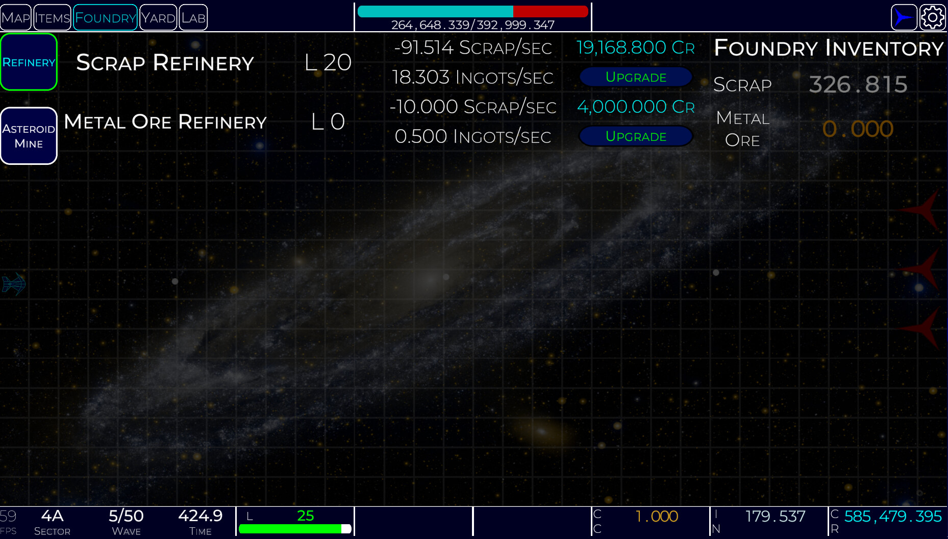 Idle Space Navy screenshot 3