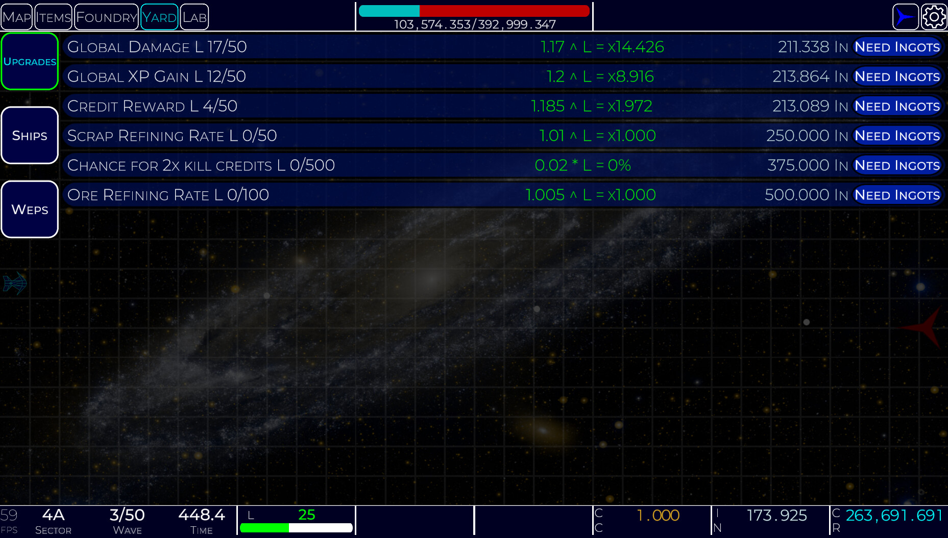 Idle Space Navy screenshot 4
