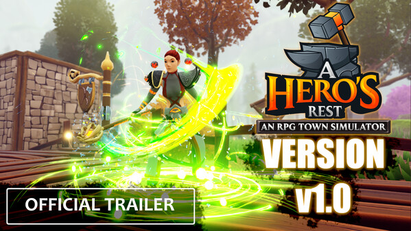A Hero's Rest: An RPG Town Simulator v1.0 Release Trailer trailer thumbnail