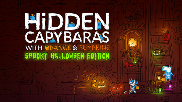 Hidden Capybaras with Orange and Pumpkins: Spooky Halloween Edition trailer thumbnail