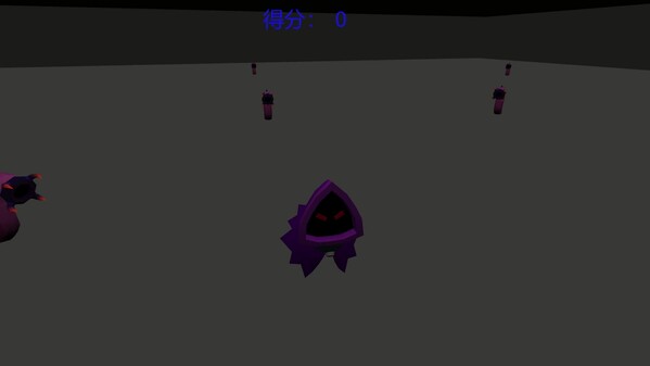 This game draws players into a mysterious enclosed space, where they take on the role of a purple ghost battling faceless demons in an environment filled with the unknown. trailer thumbnail