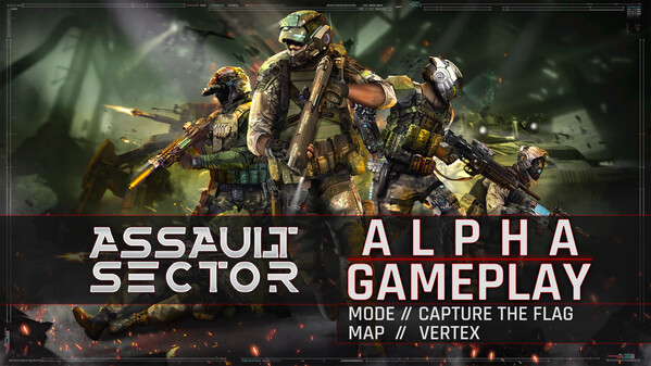ASSAULT SECTOR | Alpha Gameplay trailer thumbnail