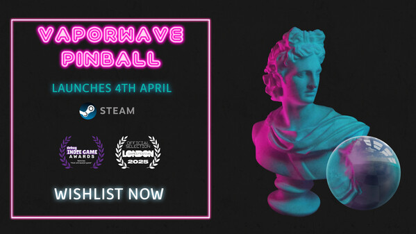 Vaporwave Pinball Release Date Announcement Trailer trailer thumbnail