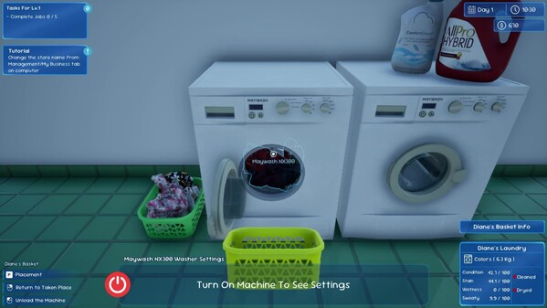 Laundromat Manager Simulator Trailer trailer thumbnail