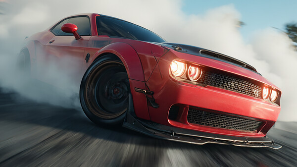 Arcade drift physics • 50+ legendary cars • Story campaign • Visual customization • Online PvP & co-op • Cross-platform competitions • Daily & weekly events with prizes • Weekly leaderboards • Controller & Steam Deck support • Low-spec friendly trailer thumbnail