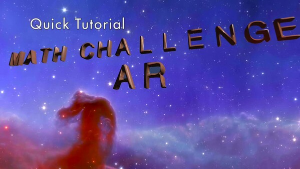 Math Challenge AR Main elements of the game trailer thumbnail