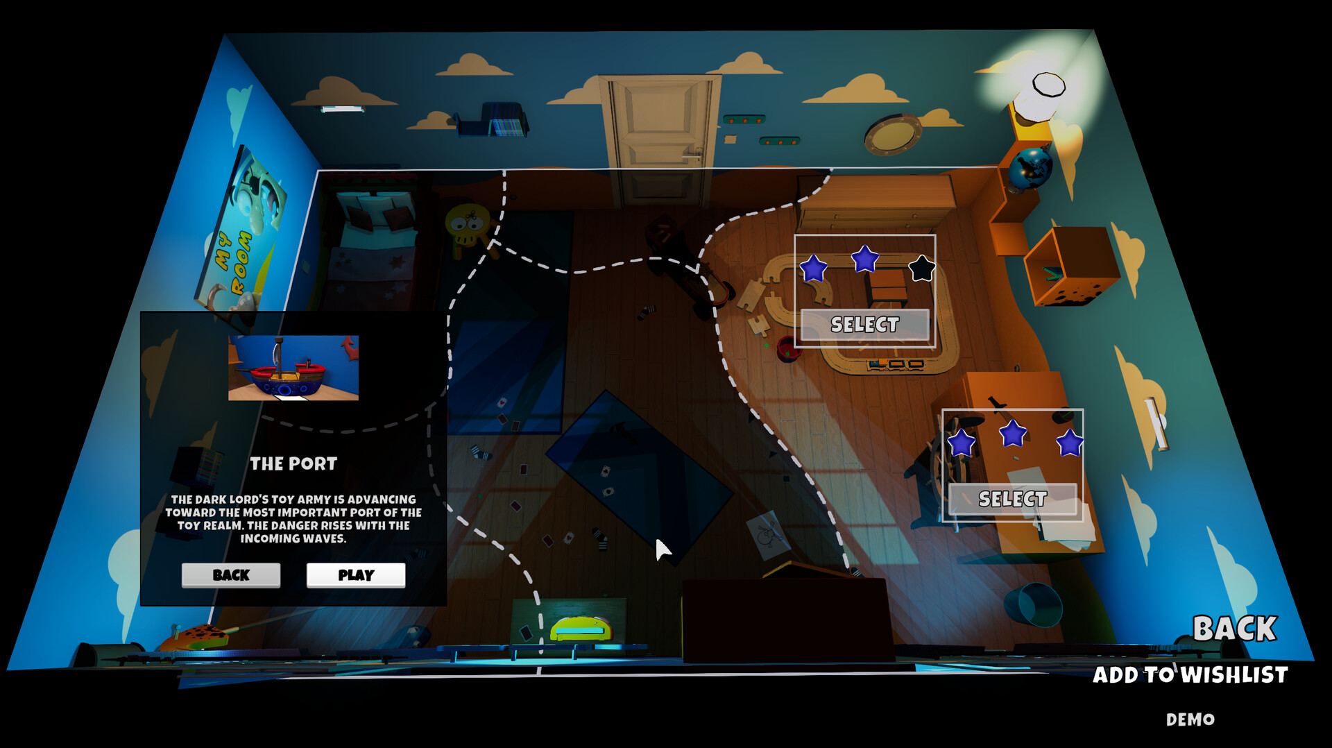 Playroom Invasion TD screenshot 1