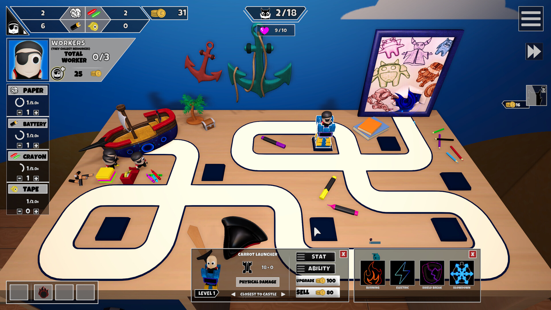 Playroom Invasion TD screenshot 2