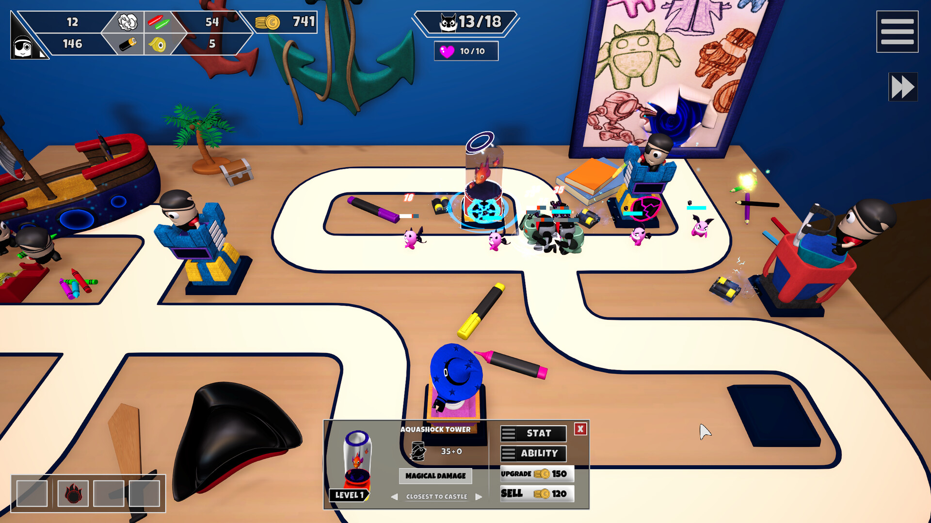 Playroom Invasion TD screenshot 5