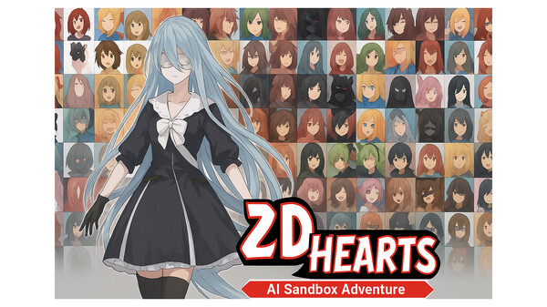 2D Hearts: AI Sandbox Adventure trailer thumbnail