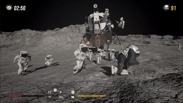 Gorilla Vs 100 Men 'Goes To Space' Update Gameplay Trailer trailer thumbnail