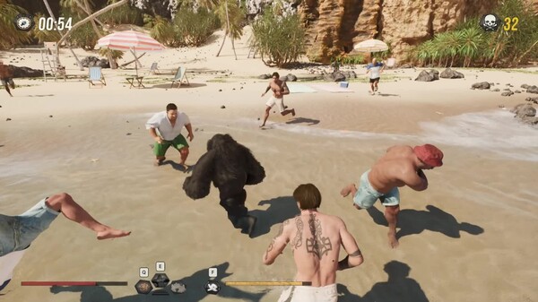 Gorilla Vs 100 Men Official Gameplay Launch Trailer trailer thumbnail