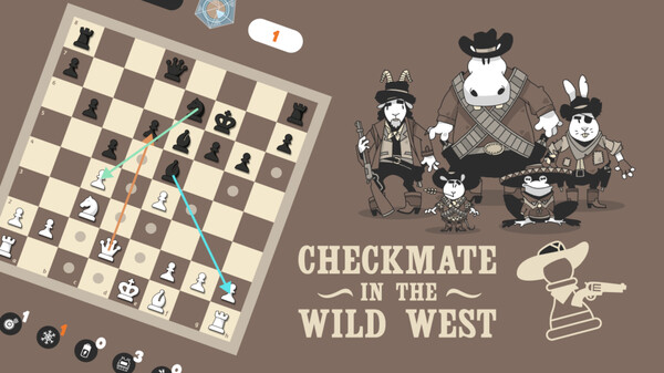 Checkmate in the Wild West - Chess Puzzle Adventure trailer thumbnail