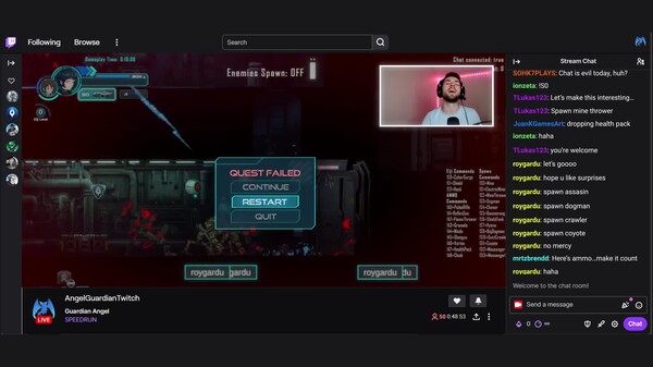 Angel Guardian Twitch mode trailer thumbnail