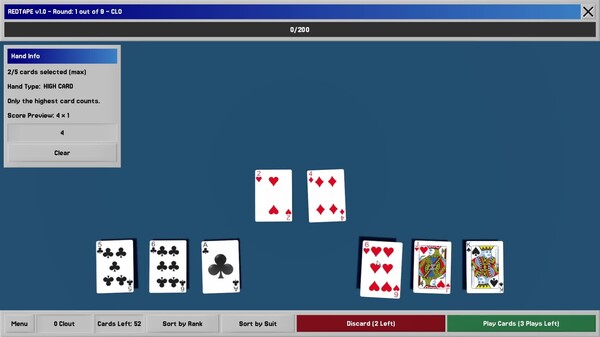 REDTAPE - Gameplay of a full round against the first boss trailer thumbnail