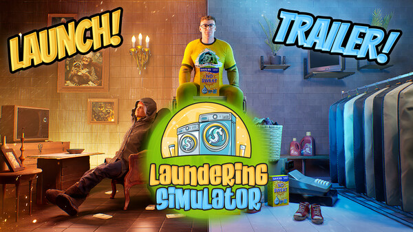 Laundering Simulator - Launch Trailer trailer thumbnail